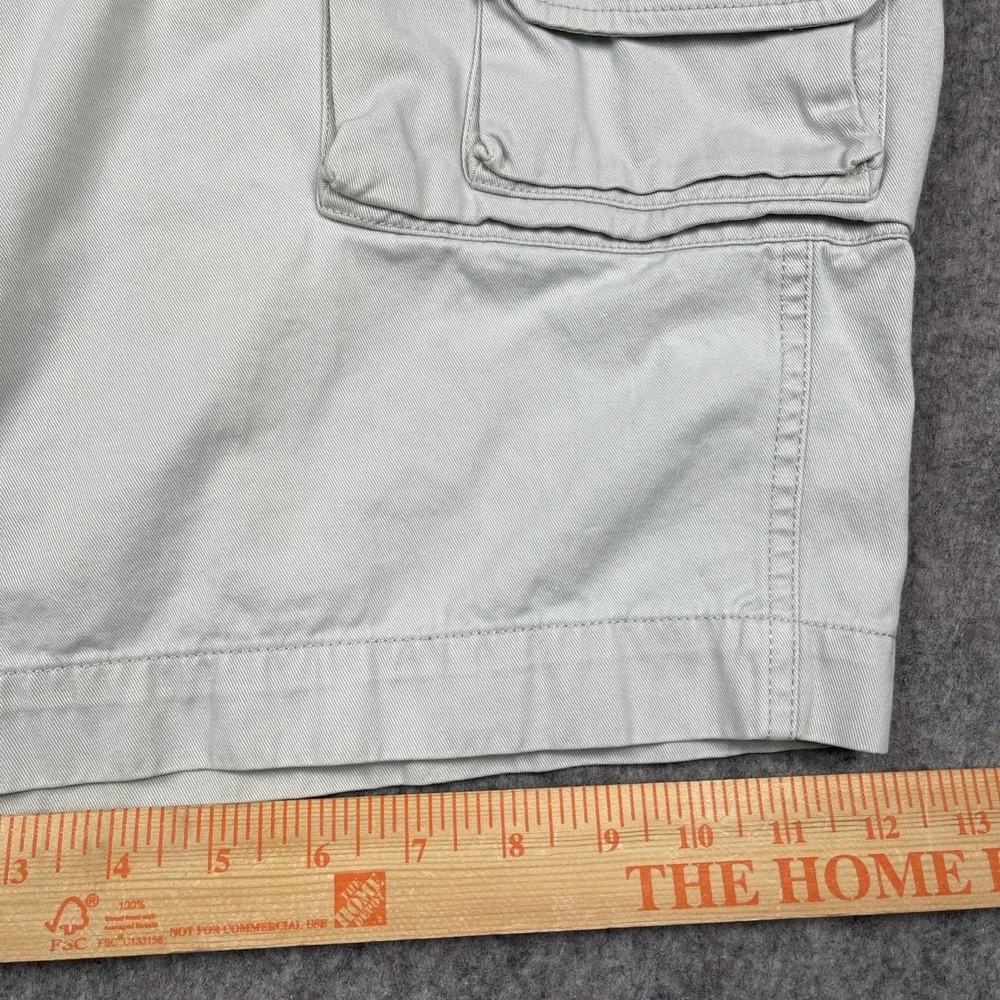 VTG Y2K FUBU The Collection Cargo Shorts 40 Khaki Streetwear Hip Hop Baggy Long